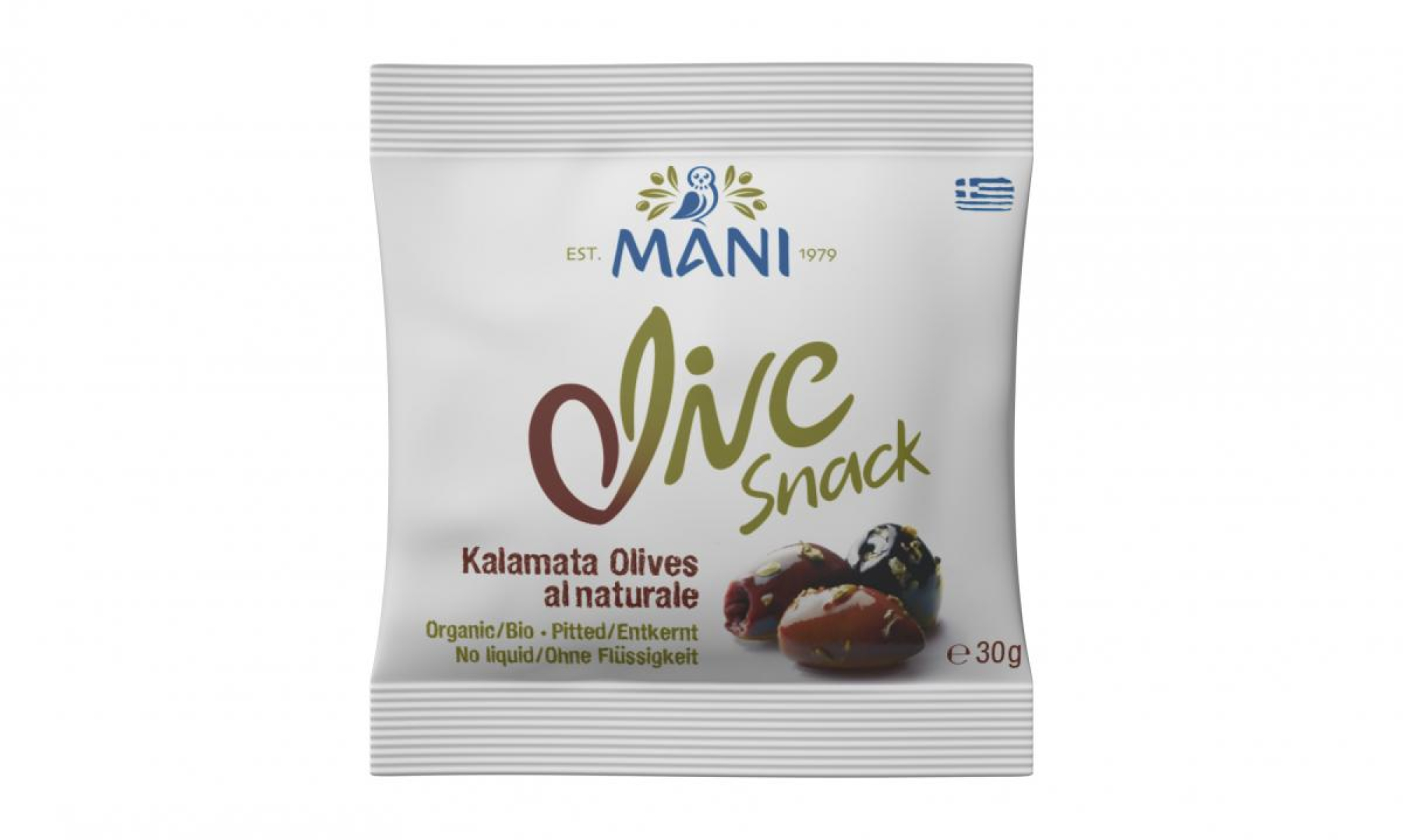 Kalamata Oliven al naturale entkernt im Snackbeute