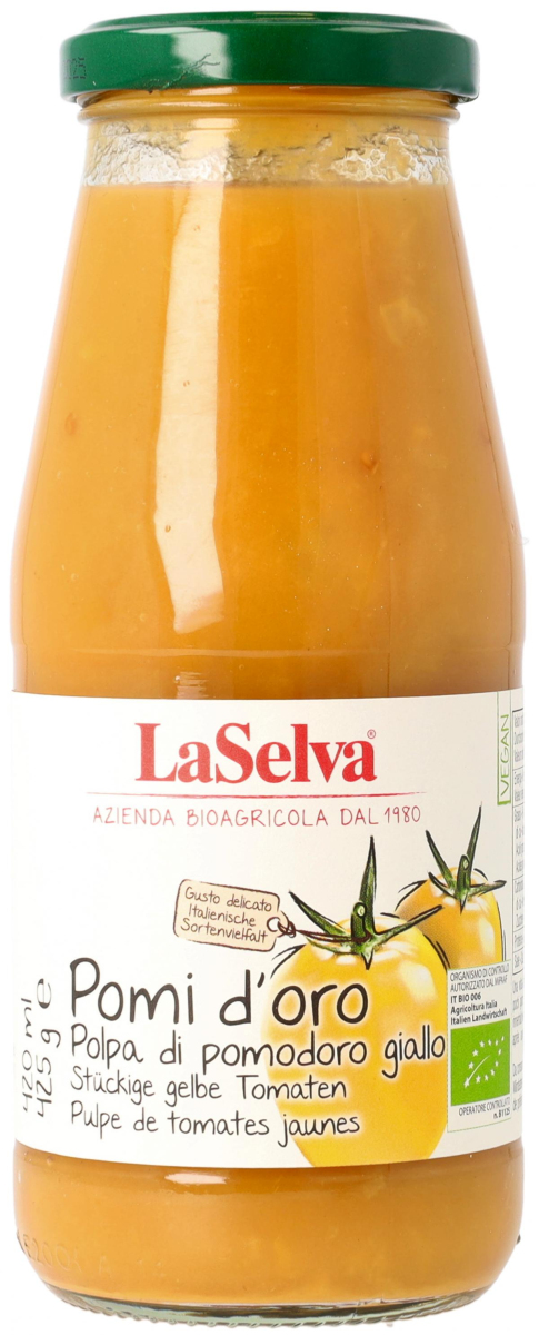 Stückige gelbe Tomaten