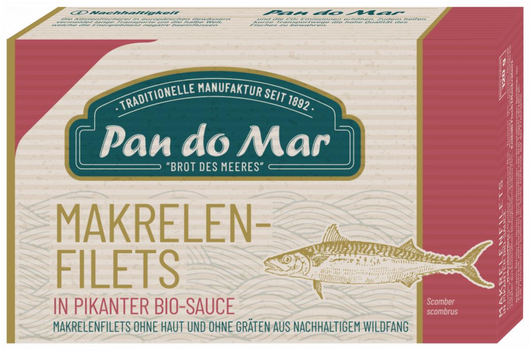 Makrelenfilet in pikanter Sauc