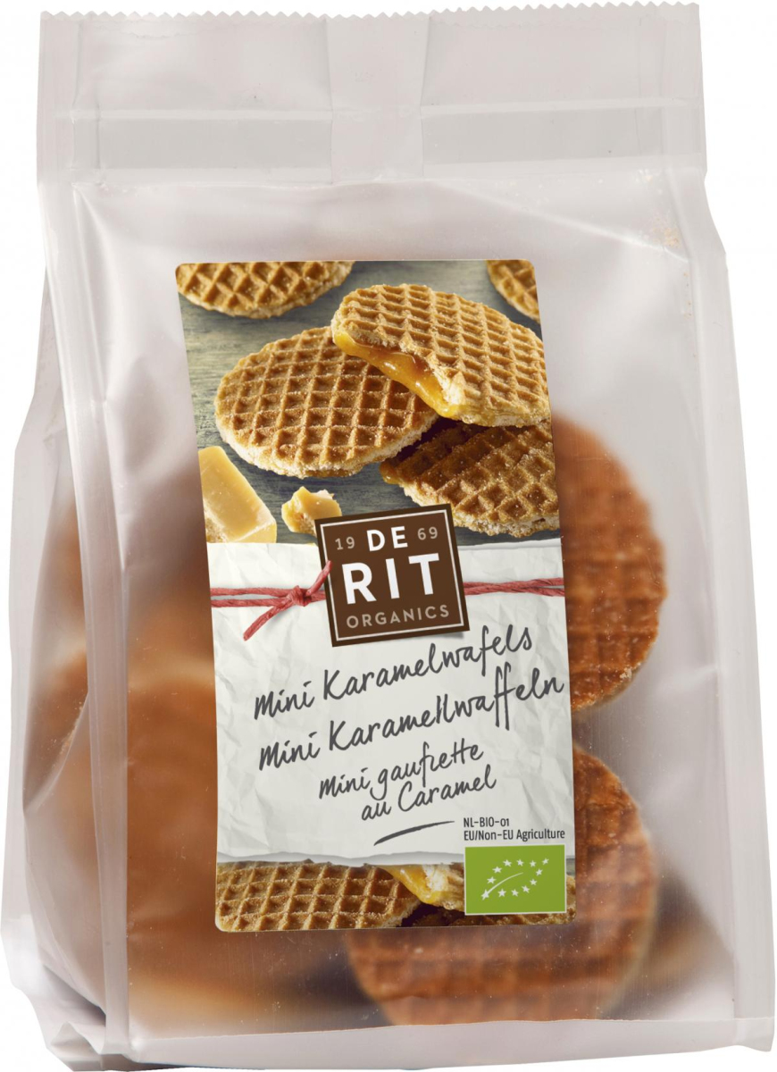 Mini Karamellwaffeln