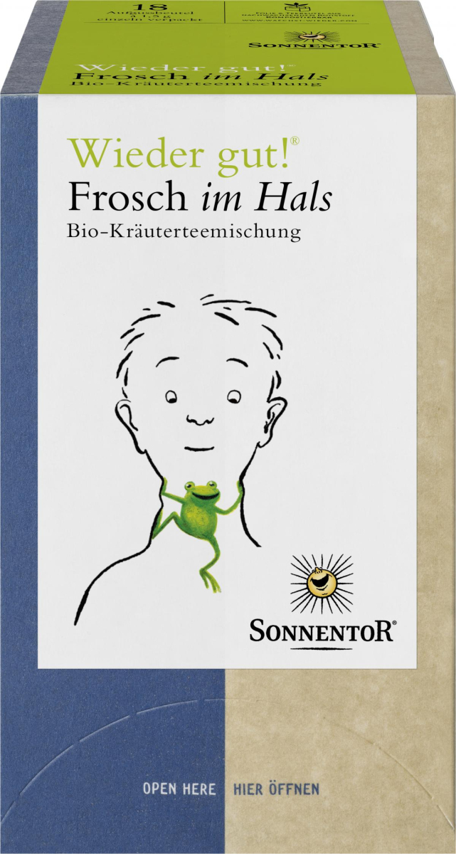 Frosch im Hals